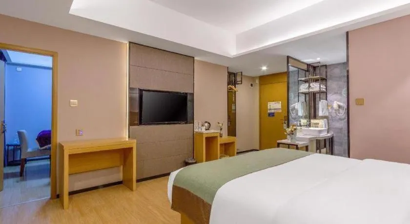 Bed in GreenTree Alliance Hotel Kunming Chuanjin Road Branch