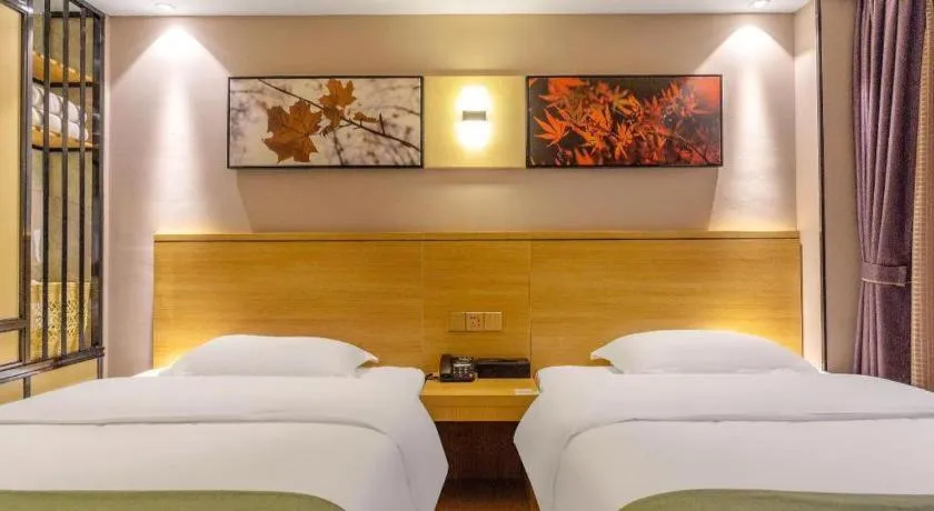 Bed in GreenTree Alliance Hotel Kunming Chuanjin Road Branch