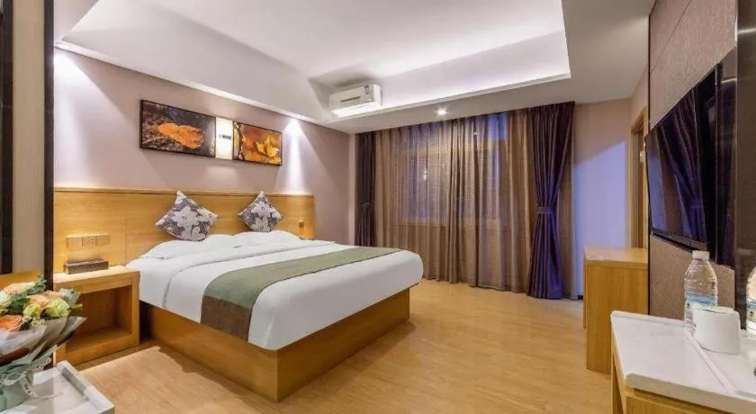 Bed in GreenTree Alliance Hotel Kunming Chuanjin Road Branch
