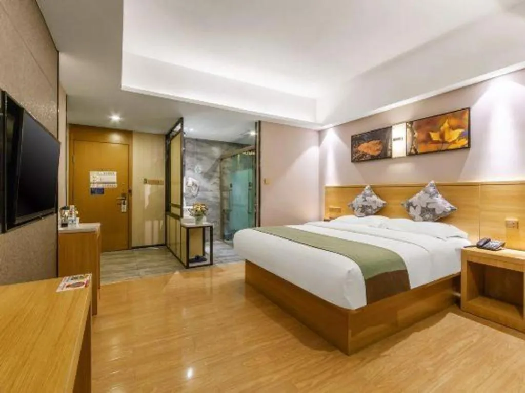 Bed in GreenTree Alliance Hotel Kunming Chuanjin Road Branch