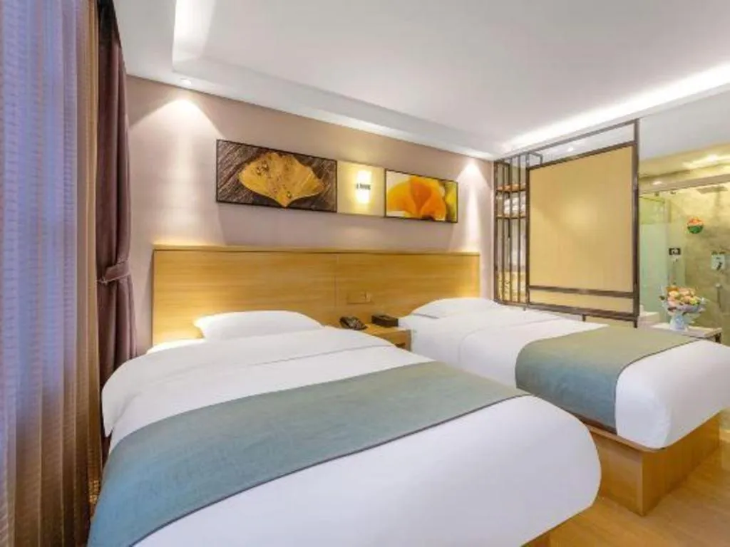 Bed in GreenTree Alliance Hotel Kunming Chuanjin Road Branch