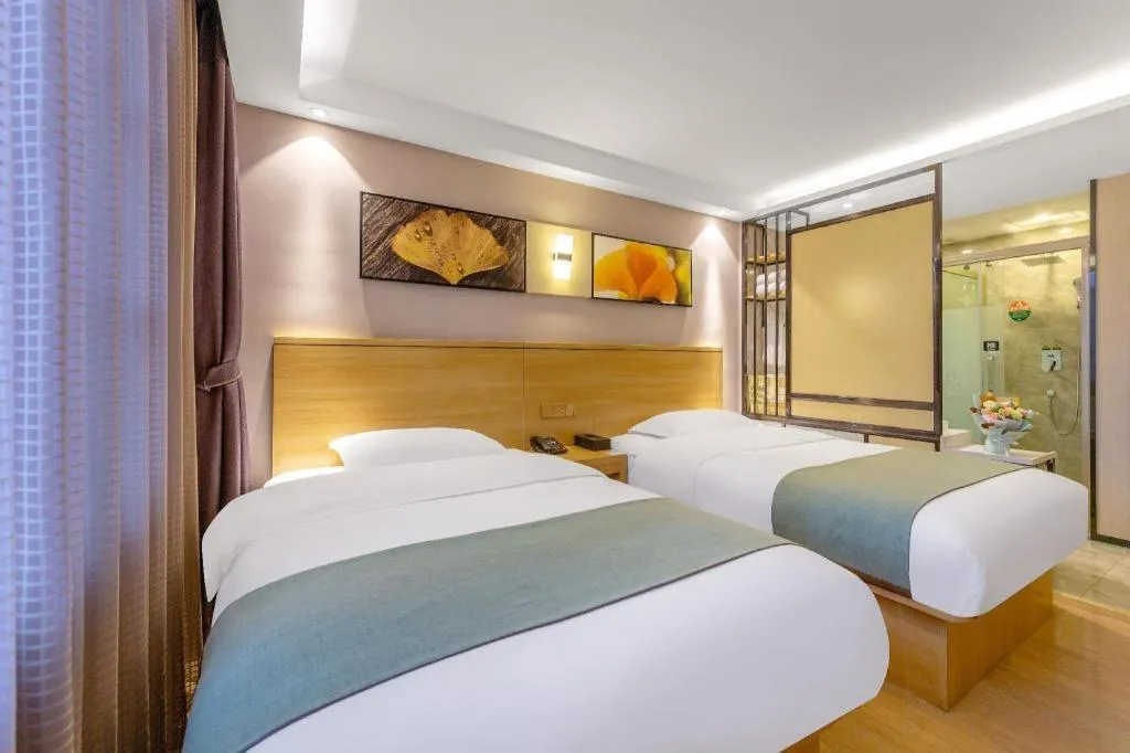 Bed in GreenTree Alliance Hotel Kunming Chuanjin Road Branch
