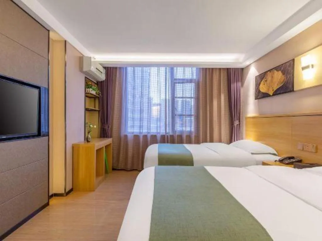 Bed in GreenTree Alliance Hotel Kunming Chuanjin Road Branch