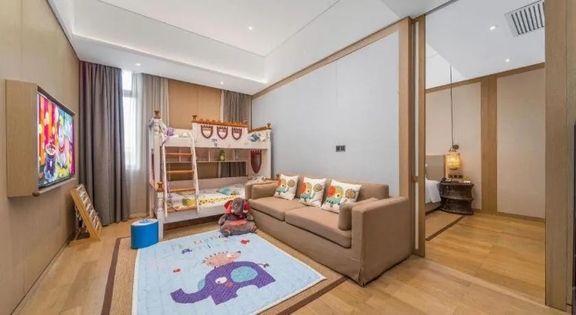 Bed in Jolie Vue Boutique Hotel Sanjiang