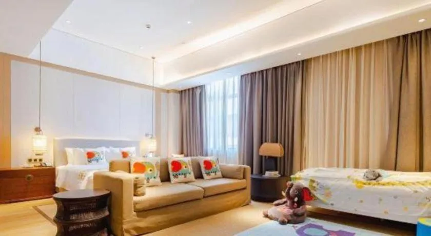 Bed in Jolie Vue Boutique Hotel Sanjiang