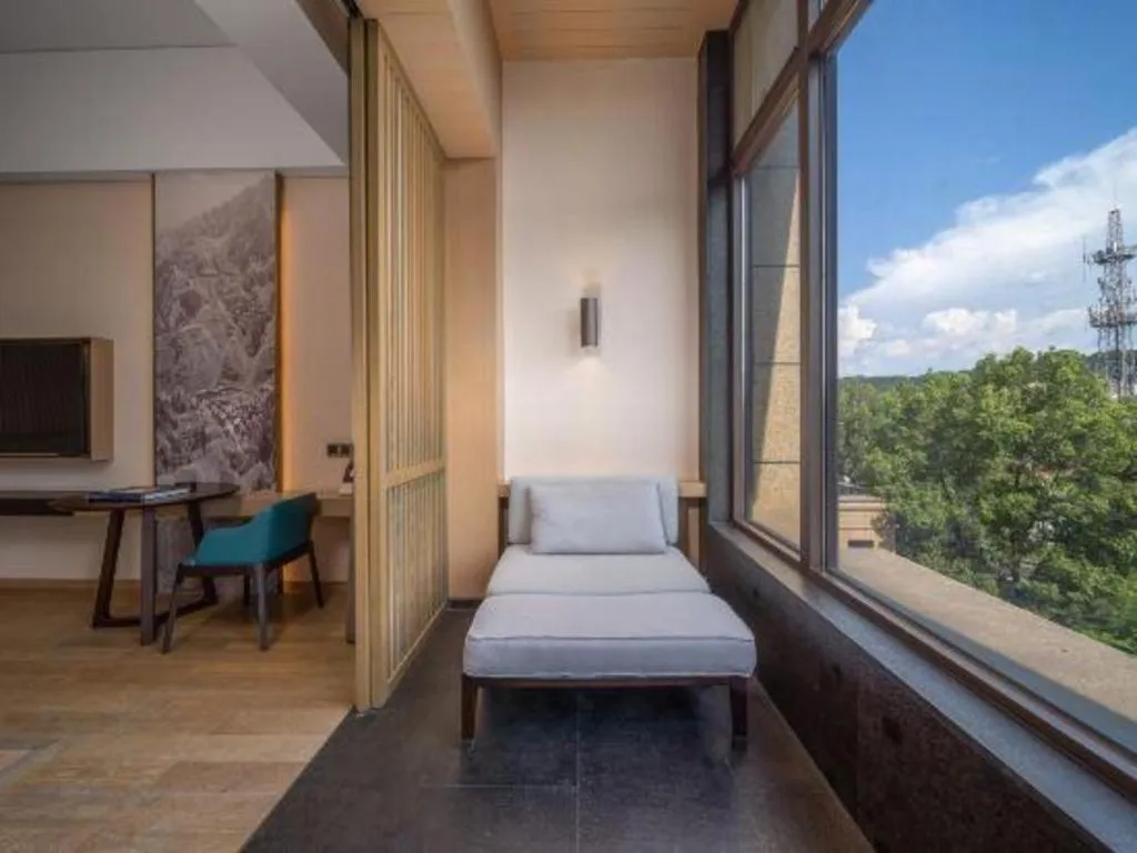 Bed in Jolie Vue Boutique Hotel Sanjiang