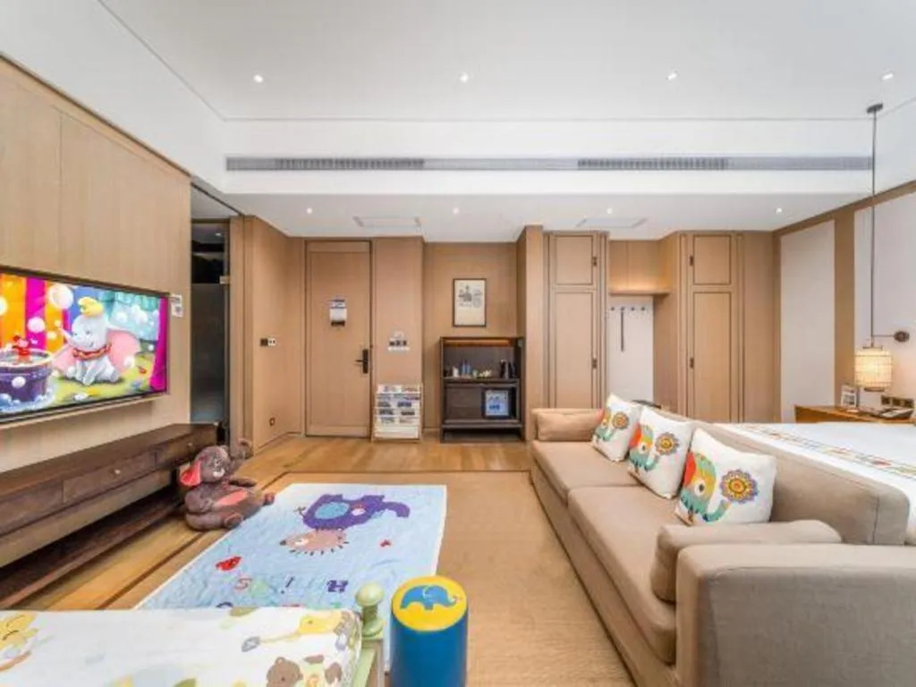 Bed in Jolie Vue Boutique Hotel Sanjiang