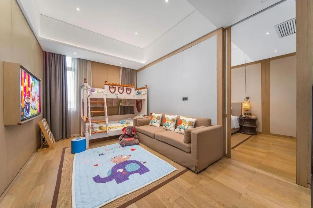 Bed in Jolie Vue Boutique Hotel Sanjiang