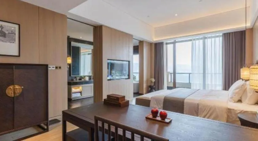 Bed in Jolie Vue Boutique Hotel Sanjiang