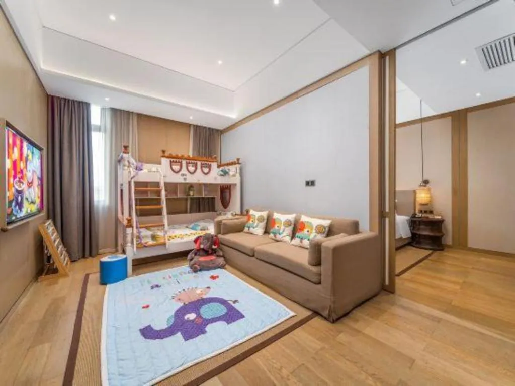 Bed in Jolie Vue Boutique Hotel Sanjiang