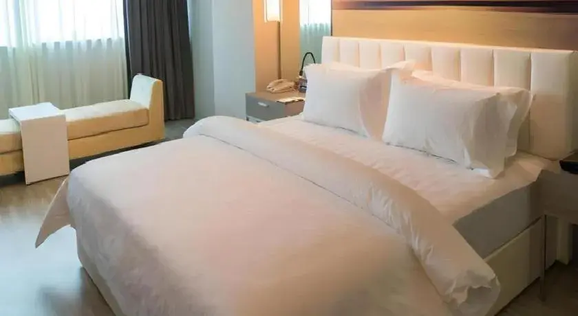 Bed in Jinjiang Metropolo Hotel - Hangzhou Xiasha Bed in Jinjiang Metropolo Hotel - Hangzhou Xiasha