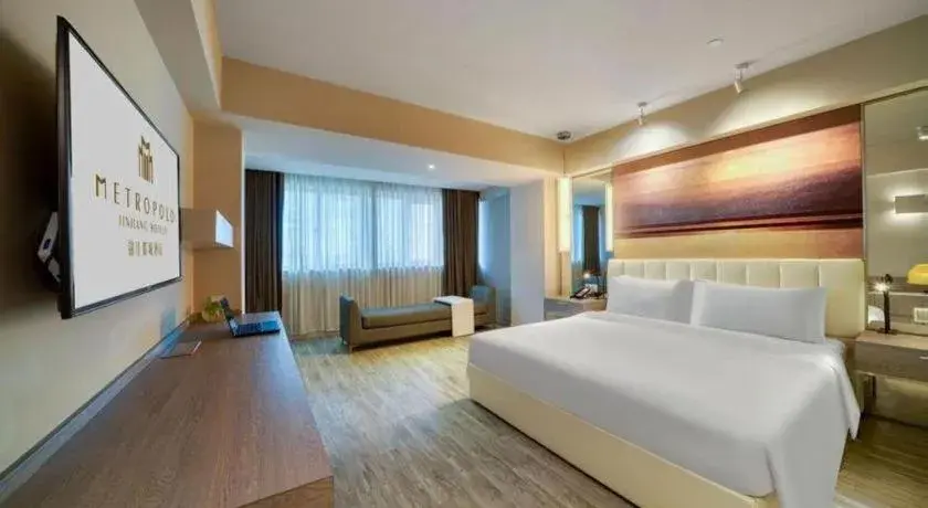 Bed in Jinjiang Metropolo Hotel - Hangzhou Xiasha Bed in Jinjiang Metropolo Hotel - Hangzhou Xiasha