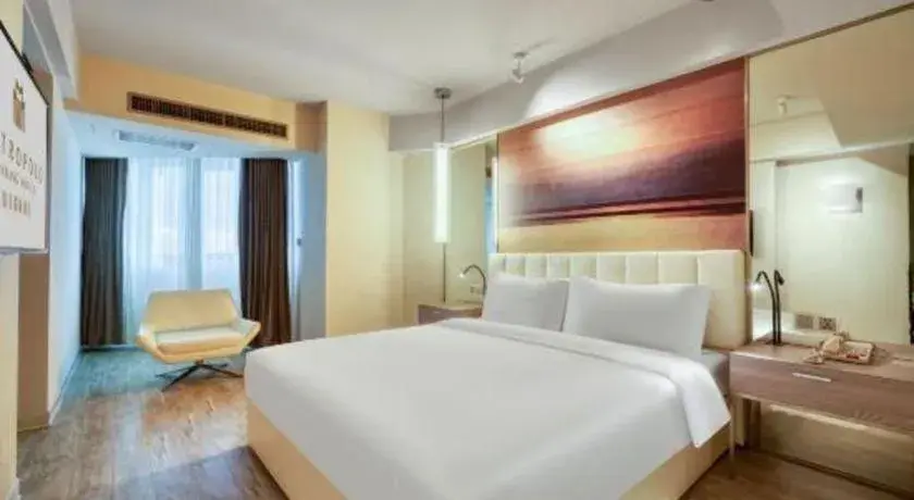 Bed in Jinjiang Metropolo Hotel - Hangzhou Xiasha Bed in Jinjiang Metropolo Hotel - Hangzhou Xiasha