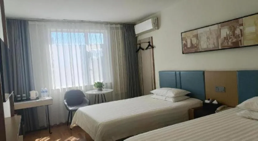 Bed in Jinjiang Inn Zibo People's Park Liuquan Road