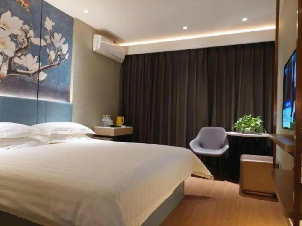 Bed in Jinjiang Inn Zibo People's Park Liuquan Road