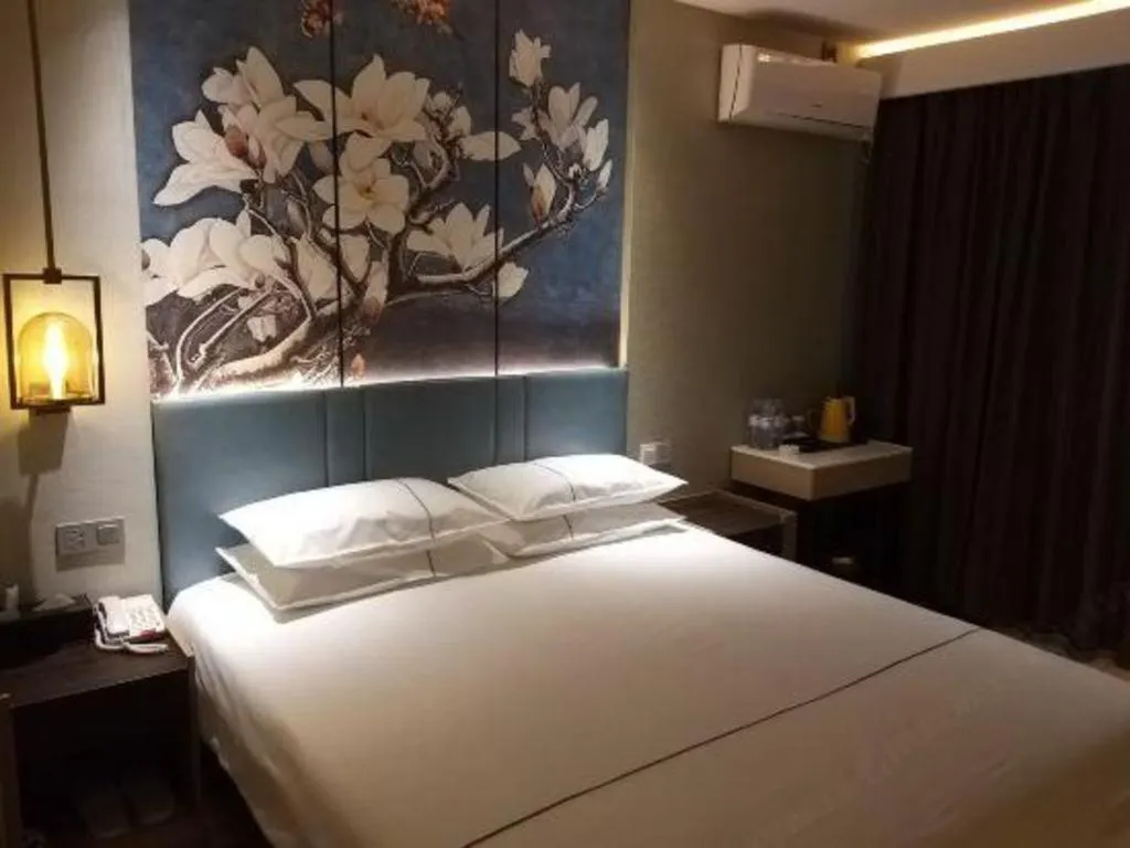 Bed in Jinjiang Inn Zibo People's Park Liuquan Road