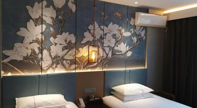 Bed in Jinjiang Inn Zibo People's Park Liuquan Road