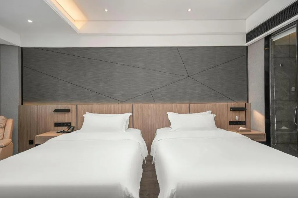 Bed in ibis Styles Dongguan Chang-an Wanda Plaza Hotel