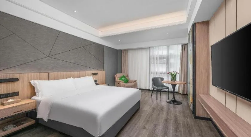 Bed in ibis Styles Dongguan Chang-an Wanda Plaza Hotel