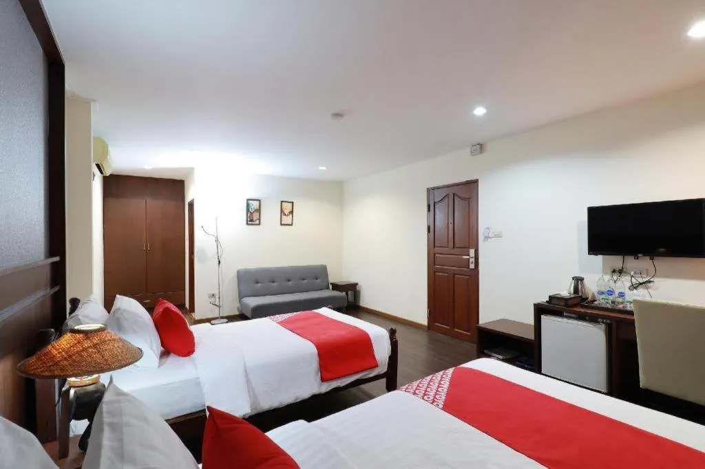 Bed in Tong House Resort