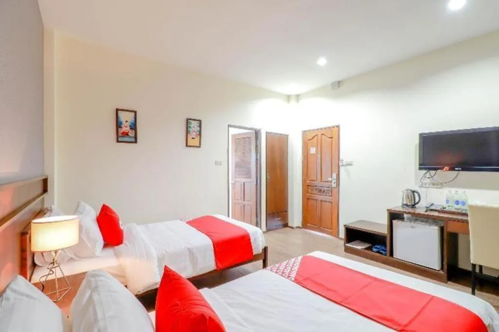 Bed in Tong House Resort