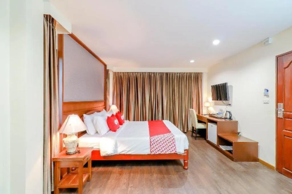 Bed in Tong House Resort