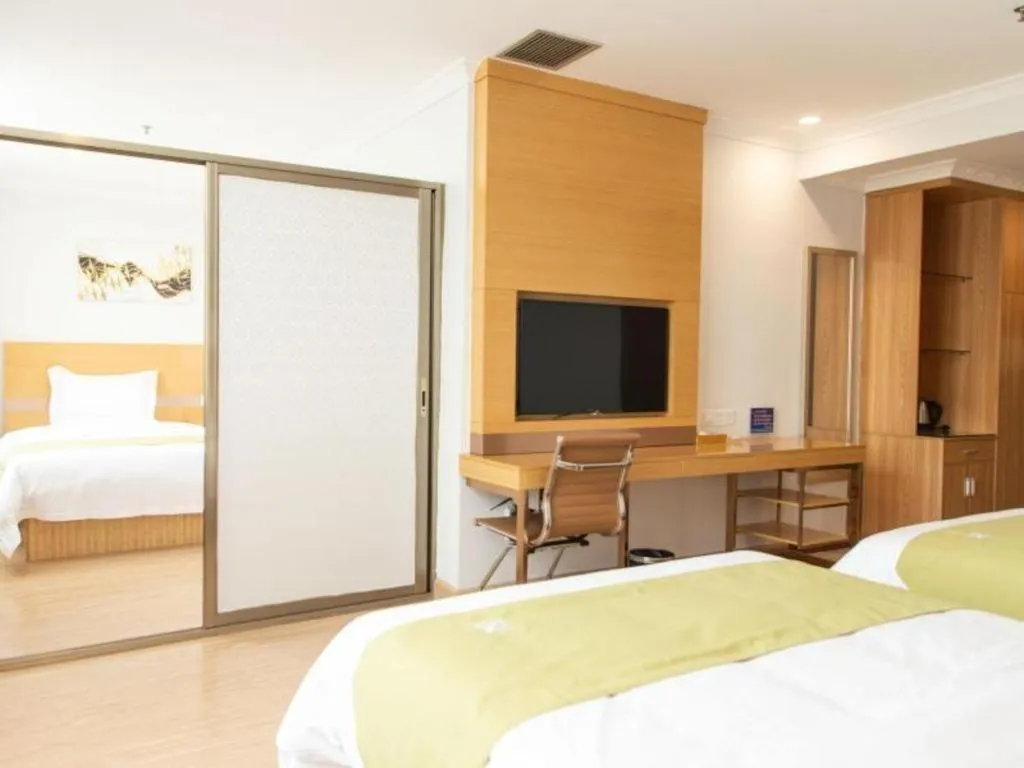 Bed in GreenTree Alliance Hotel Foshan Nanhai District Pingzhou Yuqi Street
