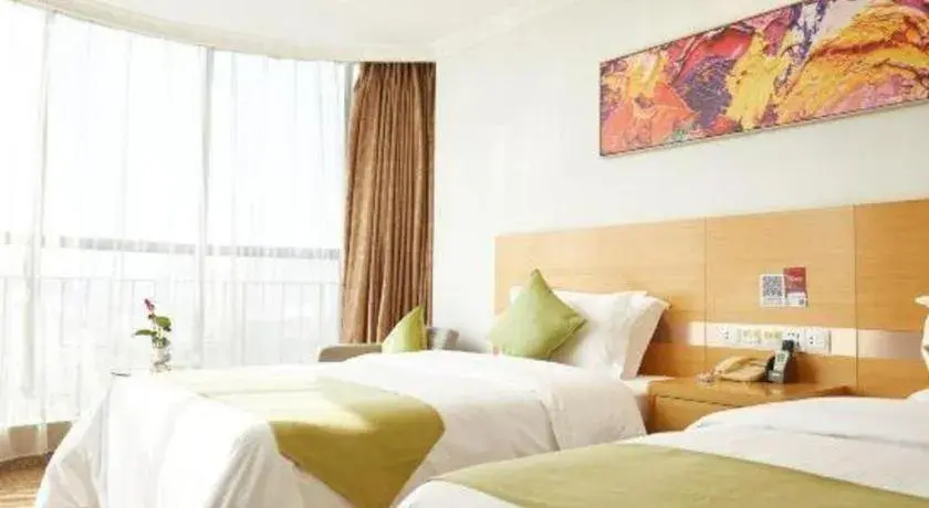 Bed in GreenTree Alliance Hotel Foshan Nanhai District Pingzhou Yuqi Street Bed in GreenTree Alliance Hotel Foshan Nanhai District Pingzhou Yuqi Street