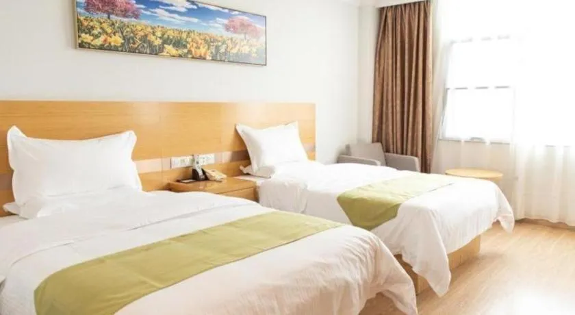 Bed in GreenTree Alliance Hotel Foshan Nanhai District Pingzhou Yuqi Street