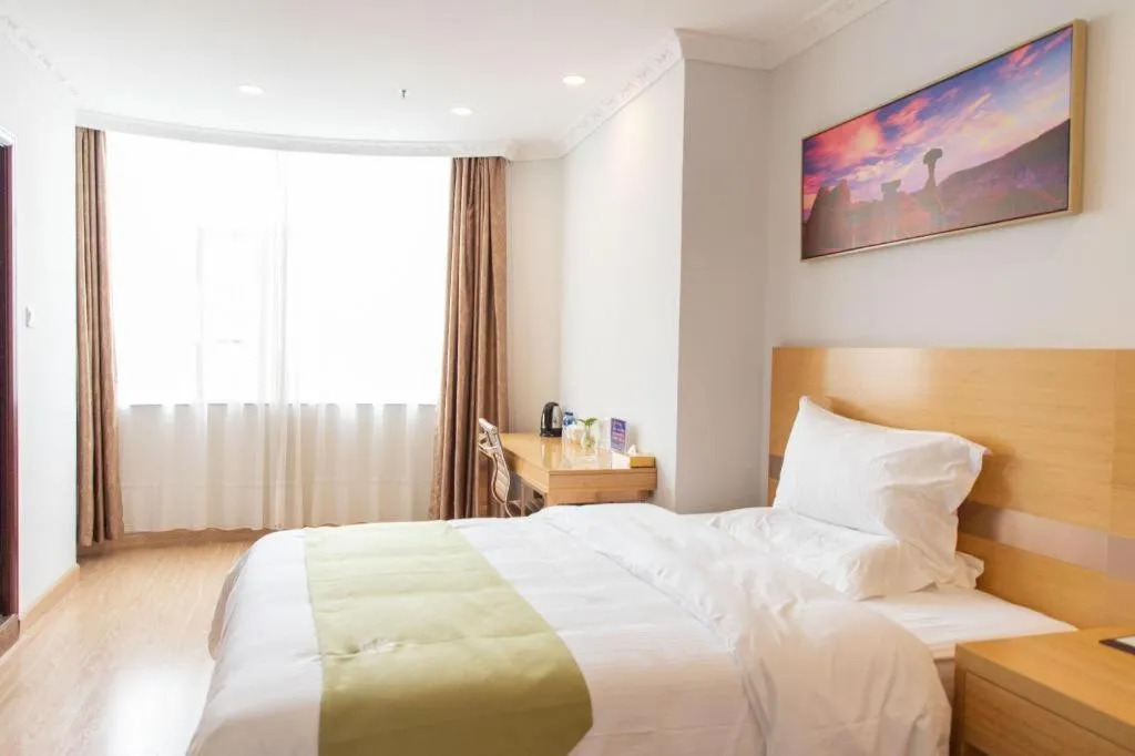 Bed in GreenTree Alliance Hotel Foshan Nanhai District Pingzhou Yuqi Street