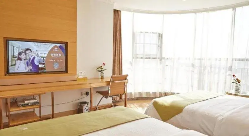 Bed in GreenTree Alliance Hotel Foshan Nanhai District Pingzhou Yuqi Street Bed in GreenTree Alliance Hotel Foshan Nanhai District Pingzhou Yuqi Street