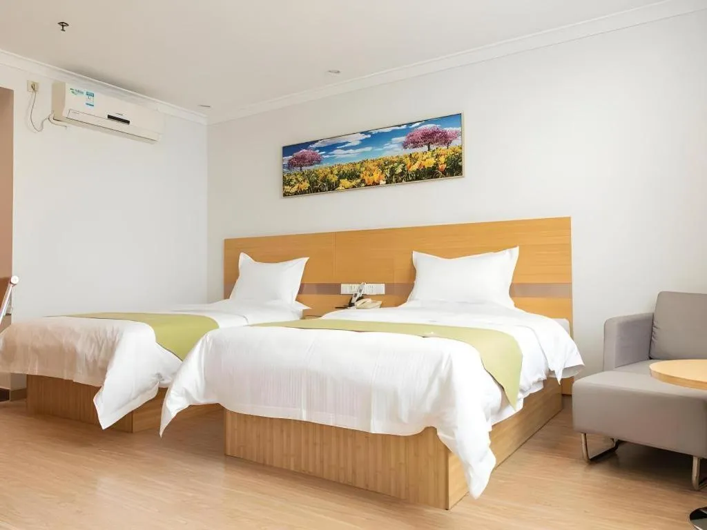 Bed in GreenTree Alliance Hotel Foshan Nanhai District Pingzhou Yuqi Street
