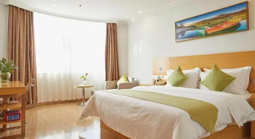 Bed in GreenTree Alliance Hotel Foshan Nanhai District Pingzhou Yuqi Street Bed in GreenTree Alliance Hotel Foshan Nanhai District Pingzhou Yuqi Street