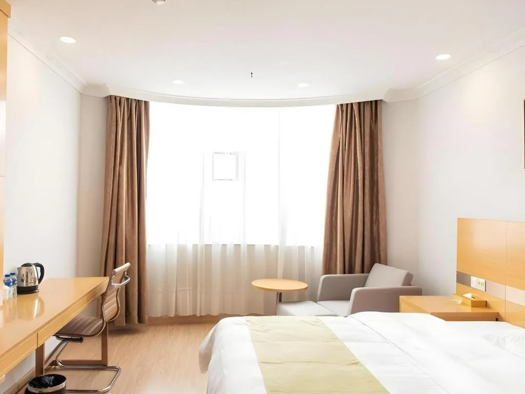 Bed in GreenTree Alliance Hotel Foshan Nanhai District Pingzhou Yuqi Street