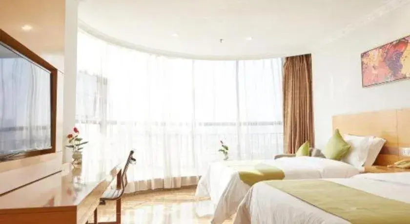 Bed in GreenTree Alliance Hotel Foshan Nanhai District Pingzhou Yuqi Street Bed in GreenTree Alliance Hotel Foshan Nanhai District Pingzhou Yuqi Street