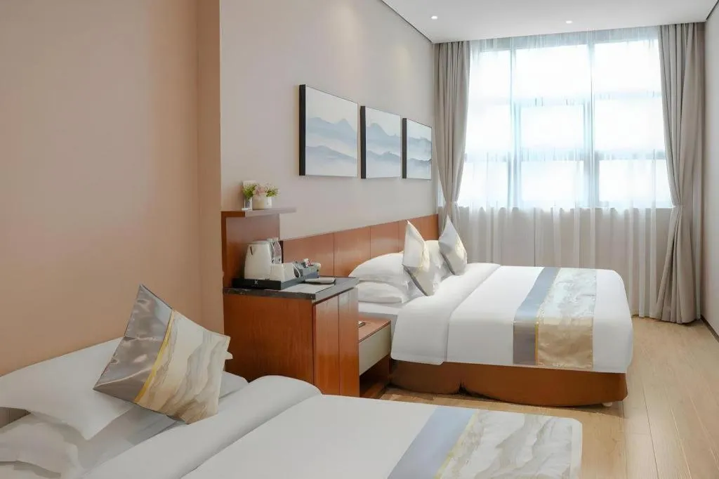 Bed in H Life Hotel (Shenzhen Sea World Branch)