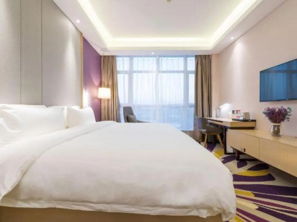 Bed in Lavande Hotels·Anyang Wojin Wanda Plaza
