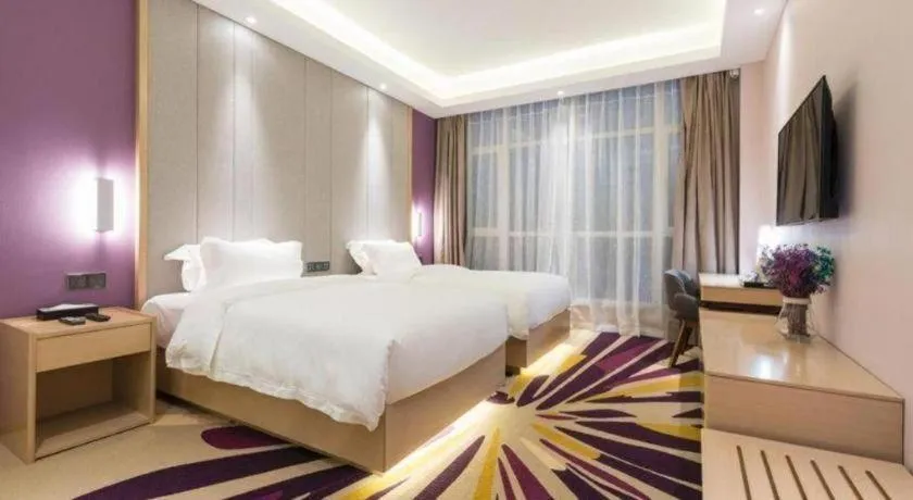 Bed in Lavande Hotels·Anyang Wojin Wanda Plaza