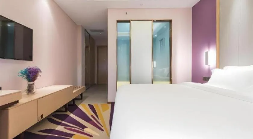 Bed in Lavande Hotels·Anyang Wojin Wanda Plaza