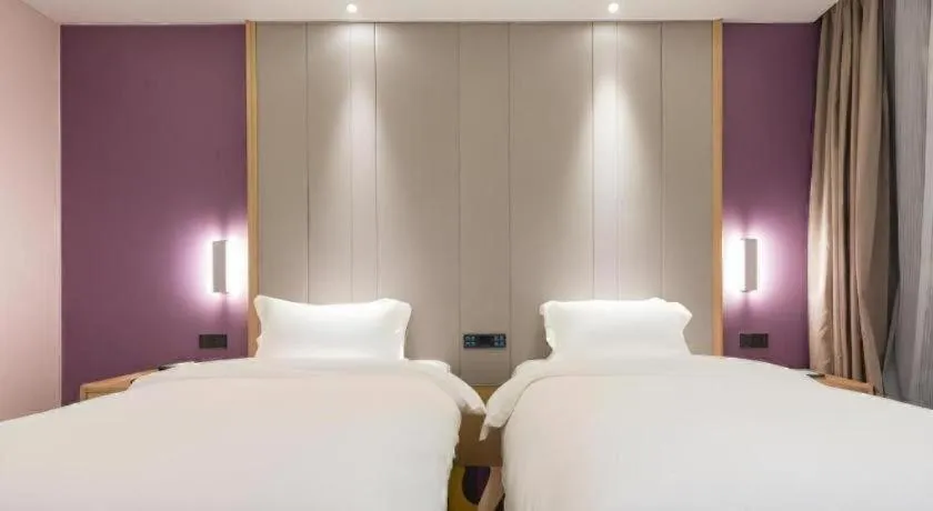 Bed in Lavande Hotels·Anyang Wojin Wanda Plaza