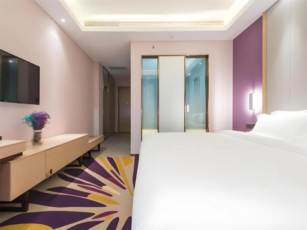 Bed in Lavande Hotels·Anyang Wojin Wanda Plaza