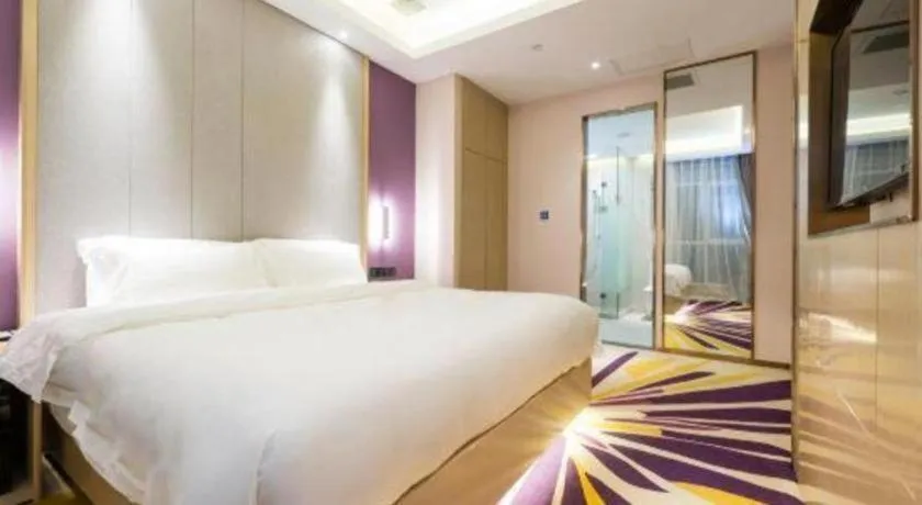 Bed in Lavande Hotels·Anyang Wojin Wanda Plaza