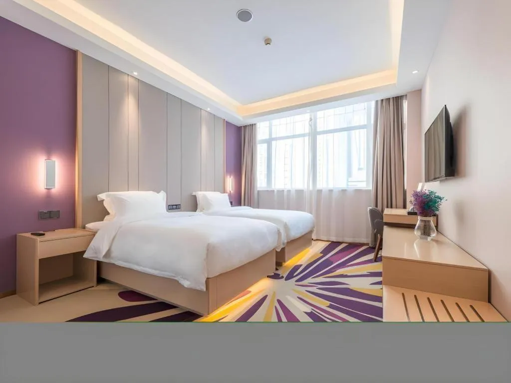 Bed in Lavande Hotels·Anyang Wojin Wanda Plaza
