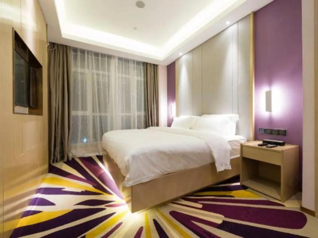 Bed in Lavande Hotels·Anyang Wojin Wanda Plaza