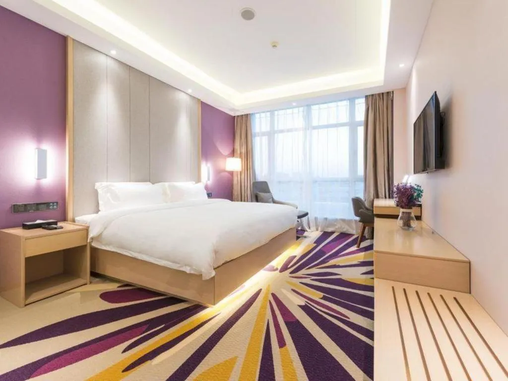 Bed in Lavande Hotels·Anyang Wojin Wanda Plaza
