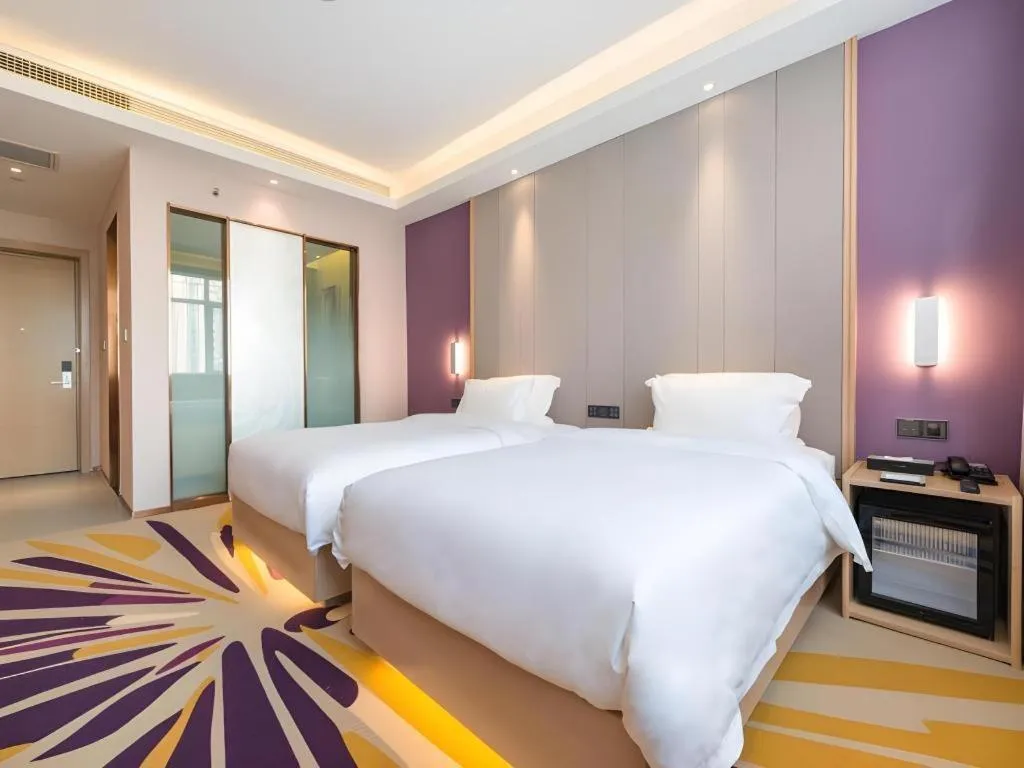 Bed in Lavande Hotels·Anyang Wojin Wanda Plaza