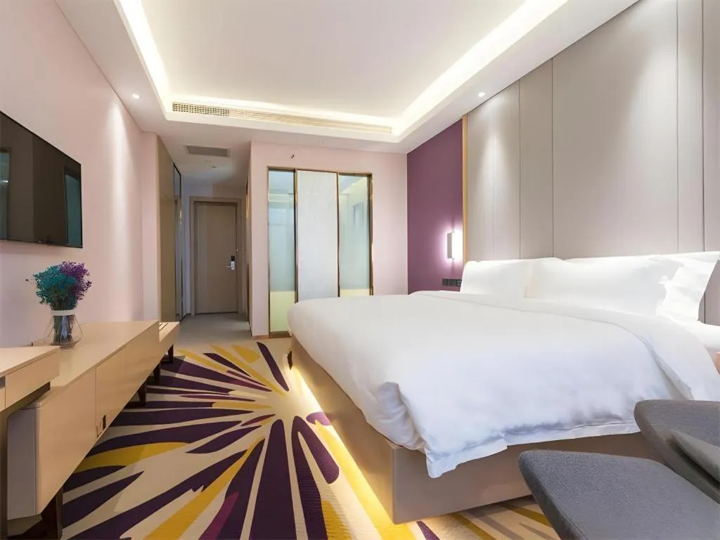 Bed in Lavande Hotels·Anyang Wojin Wanda Plaza