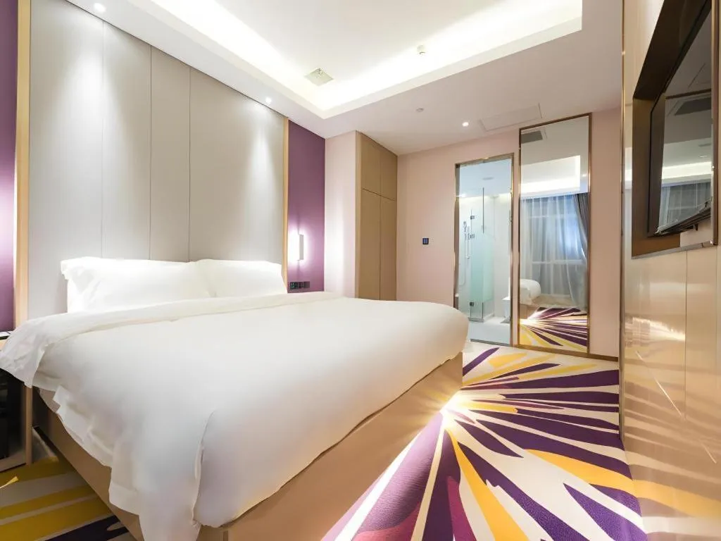 Bed in Lavande Hotels·Anyang Wojin Wanda Plaza