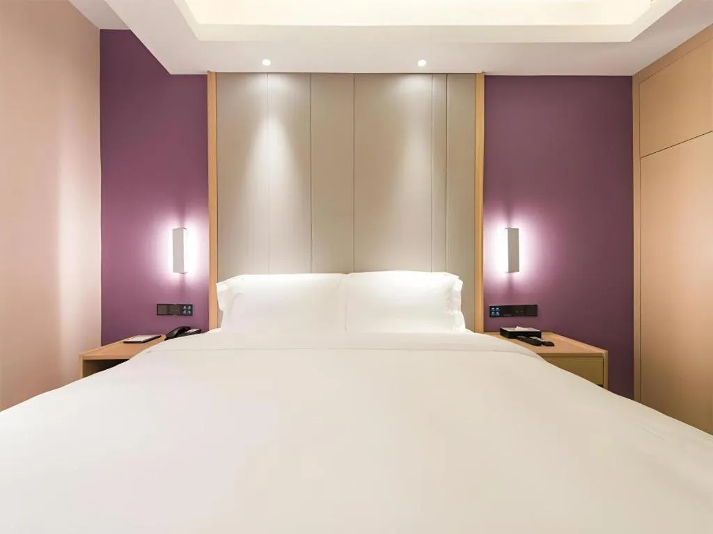 Bed in Lavande Hotels·Anyang Wojin Wanda Plaza