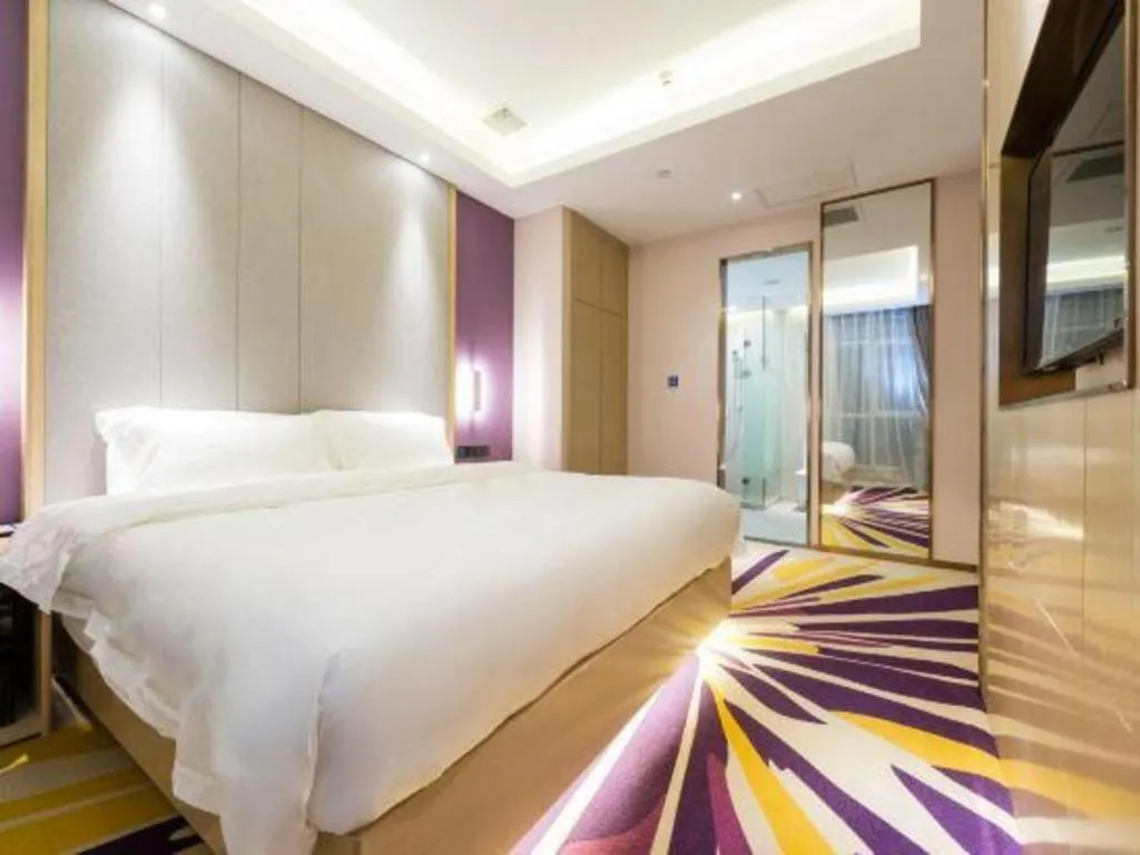Bed in Lavande Hotels·Anyang Wojin Wanda Plaza